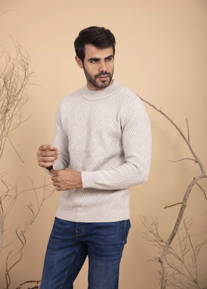 Knitwear Lycra Ribbed Pullover