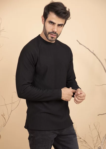 Gucci Ribbed Long Sleeve T-Shirt