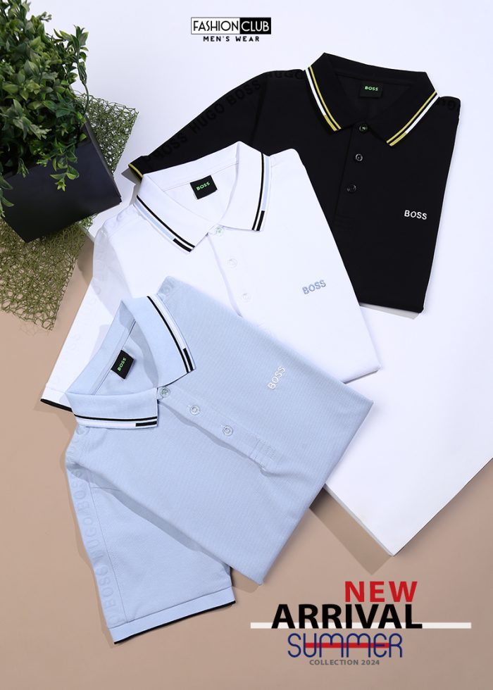 Hugo Boss Polo Shirt Buttons Fashion Club